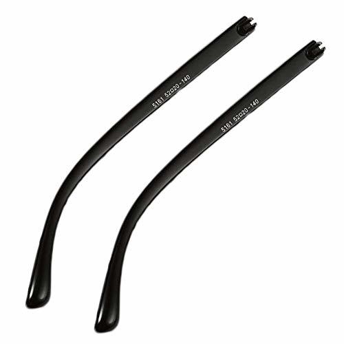 1 Pair Plastic Replacement Temple Arm for Eyeglasses, Black
