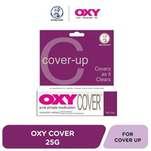 2x OXY Acne Pimple Cover-Up Medication Cream 10% Benzoyl Peroxide Concealer 25g - $39.40