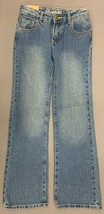 NWT Crazy 8 Bootcut Adjustable Waist Girls Size 10 Slim Denim Jeans Pants - $8.99