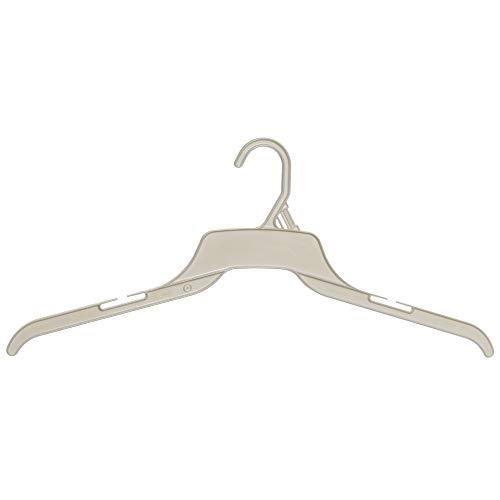 491 White All Plastic Hangers With Notches For Straps, Great