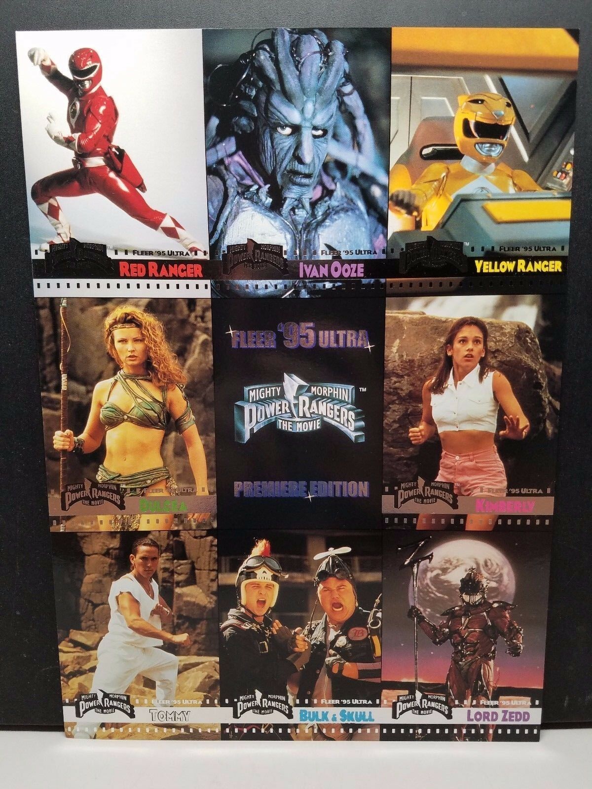 1995 Fleer Ultra Mighty Morphin Power Rangers Premiere Edition Promo ...