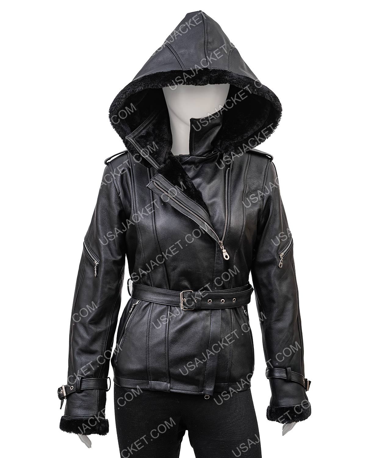 Once Upon A Time Emma Swan Black Leather Jacket Coats Jackets And Vests