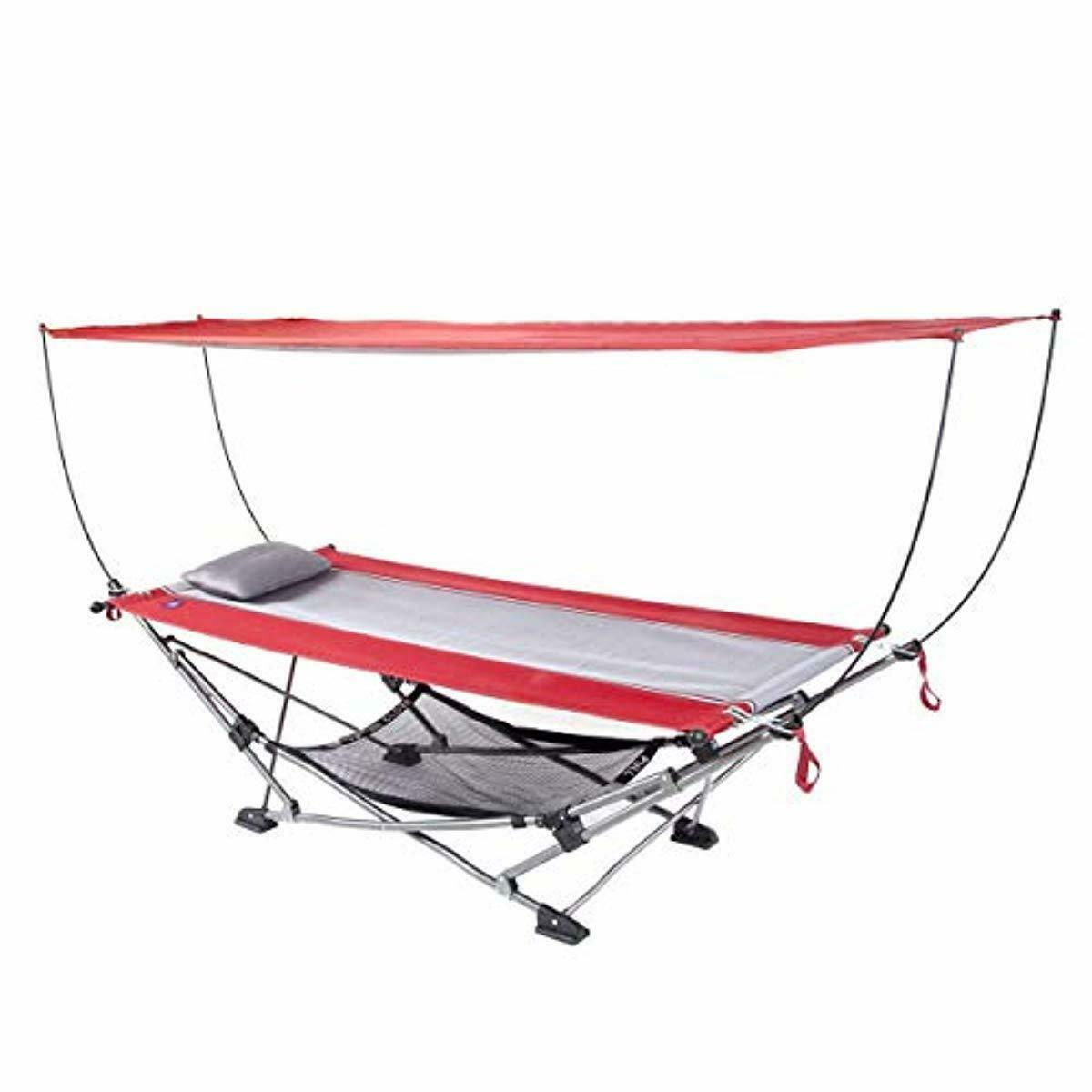 Mac Sports Outdoor Indoor Collapsible Portable Hammock with Removable
