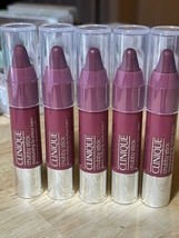 Lot of 5 New Clinique Chubby Stick Moisturizing Lip Colour Balm Super St... - $19.79