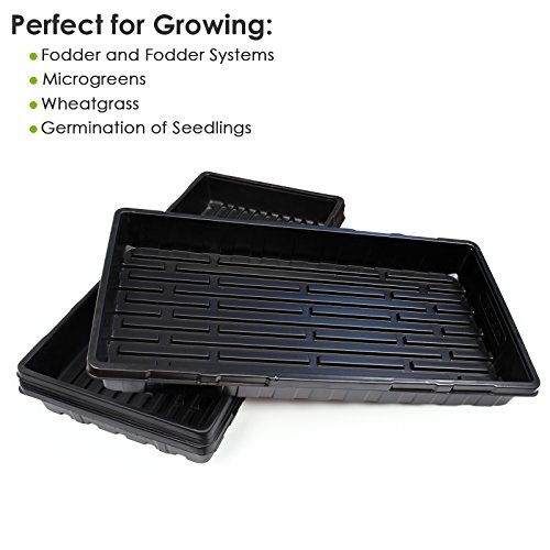 KORAM 10pack Seed Trays Seedling Starter Germination Kit Reusable