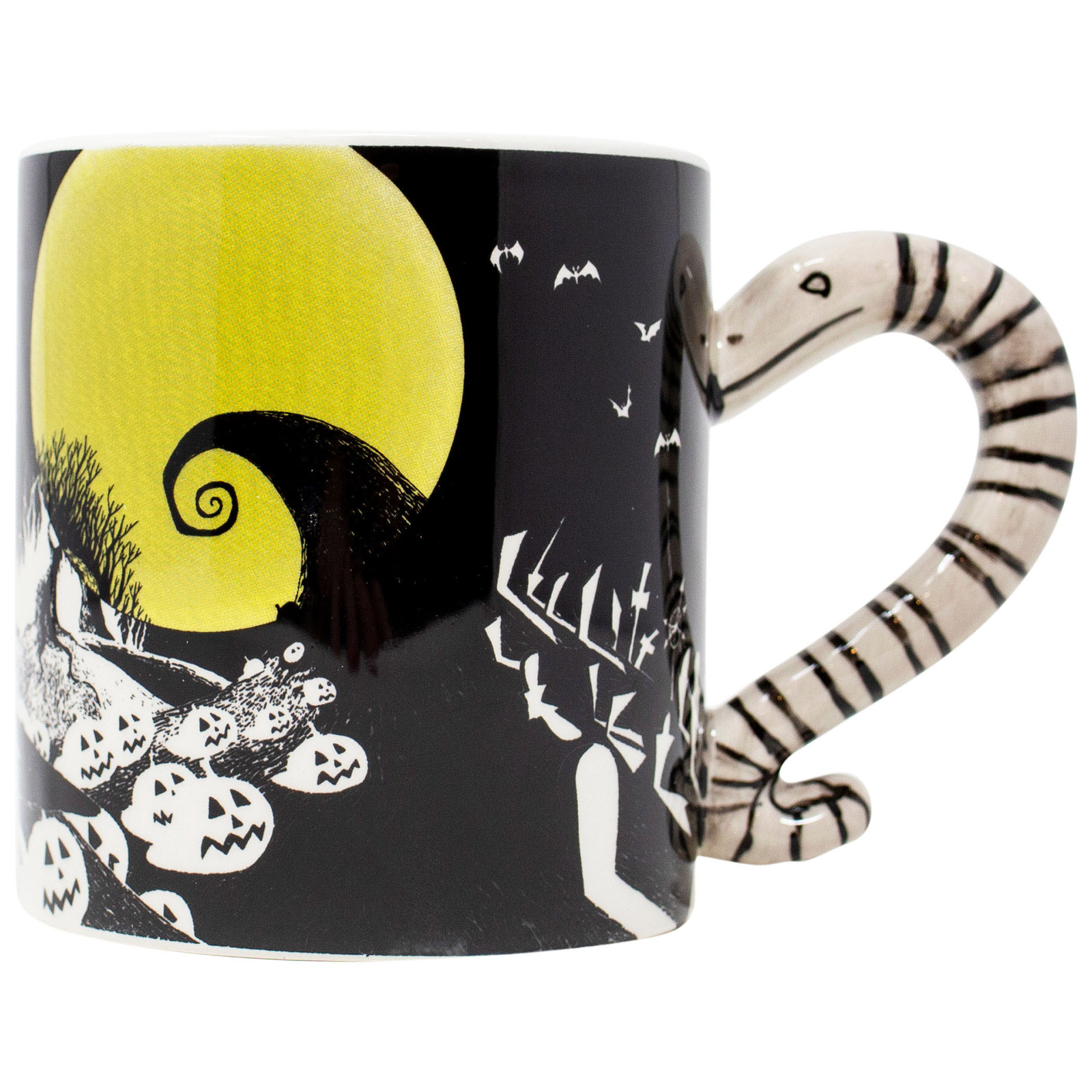 Nightmare Before Christmas Sculpted Handle 20 Ounce Mug Black Mugs