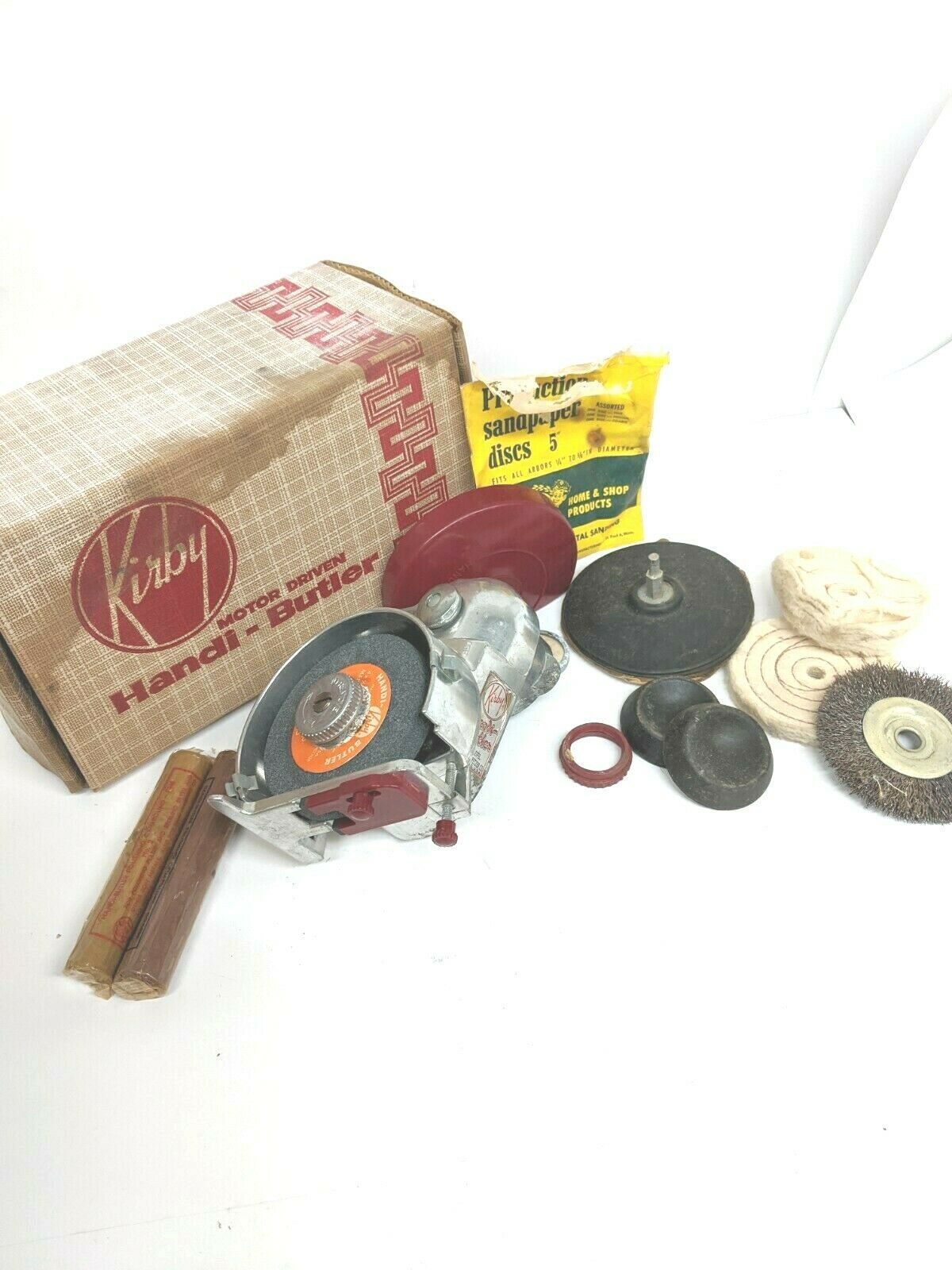 Vintage Kirby Motor Driven (HandiButler) With Original Box Vacuum Parts & Accessories