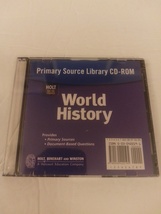 Holt Social Studies World History Primary Source Library CD-ROM Brand New  - $19.99