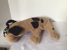 VINTAGE 1985 Tonka 18" Pound Puppies Tan Dog with Dark Brown Spots and Collar - $14.85
