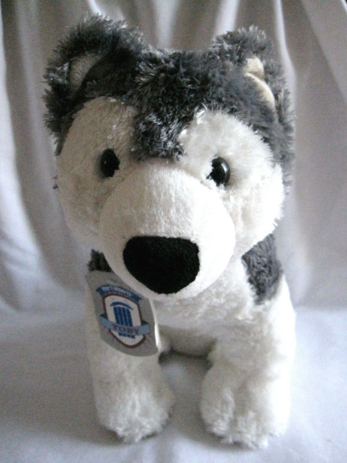 red husky plush toy