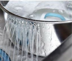 Characin Stainless Steel Dishpan Basin Dish Washing Bowl Portable Tub (D Shape) image 6