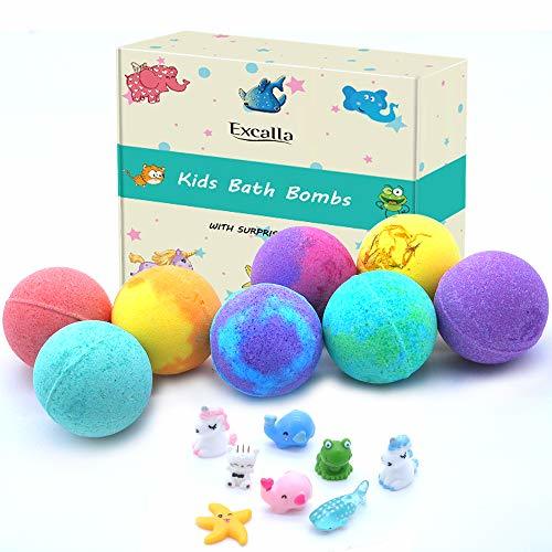 Bath Bombs for Kids with Surprise Inside Lush Bubble Bath Toys Fizzies Vegan E Bath Bombs