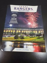 August 2-19 2018 MLB Texas Rangers Magazine - Globe Life Park on cover - $13.78