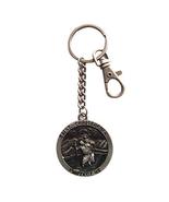 New Vintage Saint Christopher Religion Metal Charm Pendant Key Ring Key ... - $5.10