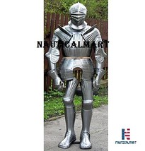 NauticalMart Plate Armour Maximilian Suit Of Armor With Closed Helmet