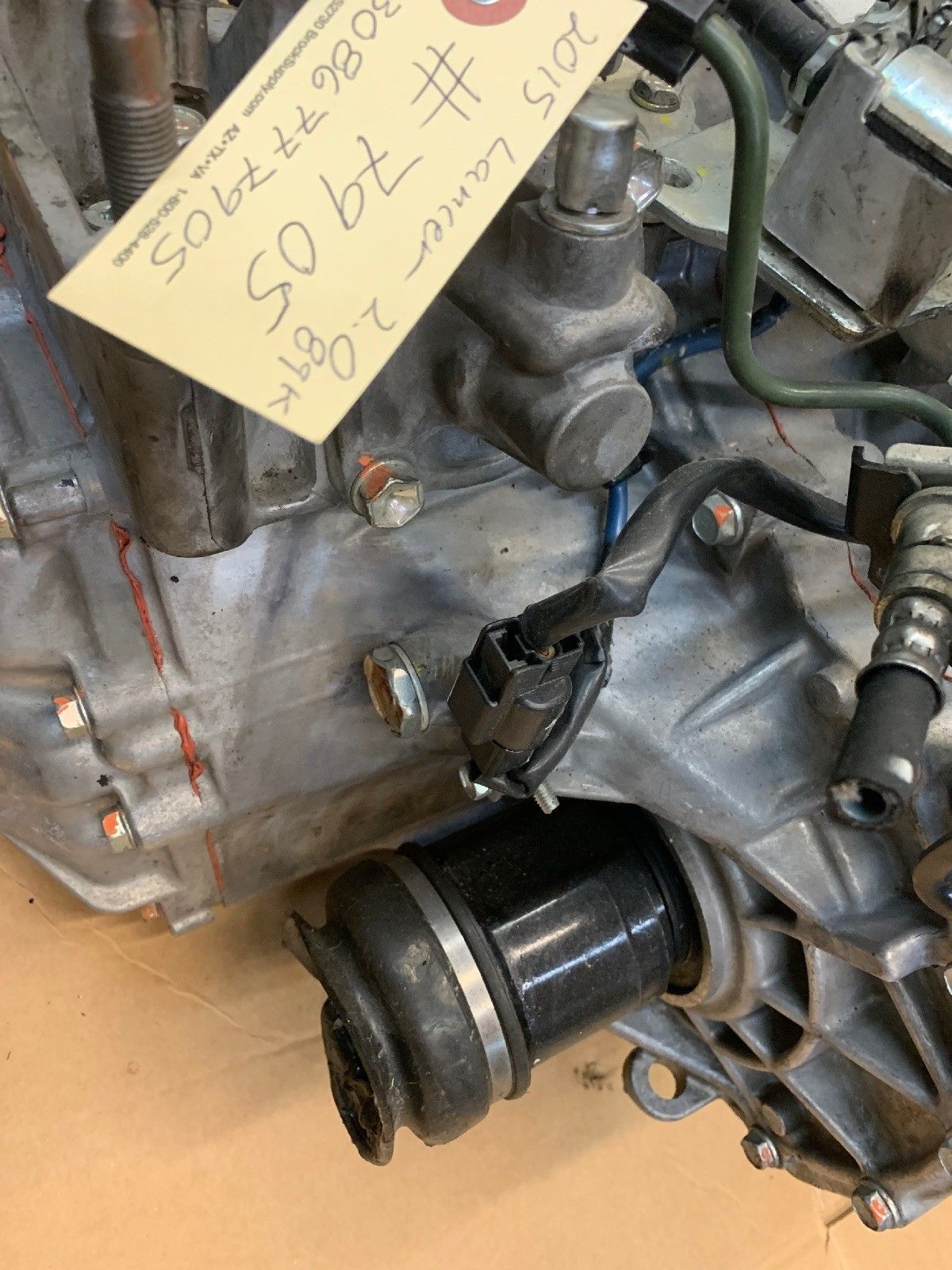 2015 2.0 Liter Mitsubishi Lancer NonTurbo Manual Transmission F5MBB