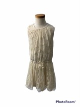 Mini Boden Girl's White Lace Dress Size 7-8 Years - $18.47