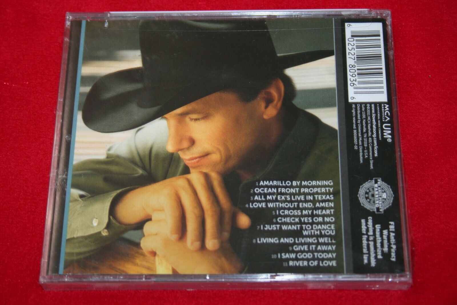 George Strait Icon Greatest Hits CD All My Ex's Live in Texas, Cross My ...