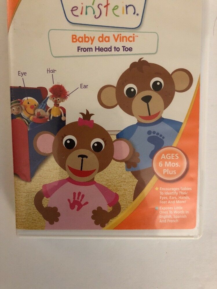 Disney's "Baby Einstein-Baby Da Vinci:From Head To Toe (DVD,2007)TESTED ...