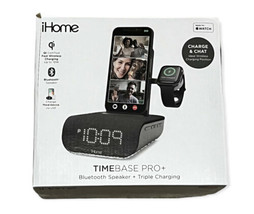 iHome® TimeBase Pro+ Bluetooth Alarm Clock with Apple Watch Charging Arm - $69.29