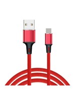 FABRIC 2A USB CABLE FOR  Samsung SMART WB250F - $3.84