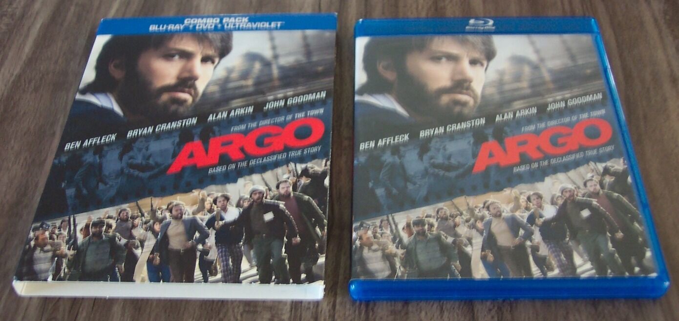 ARGO Bluray DVD 2 Disc SET MOVIE Ben Affleck Bryan Cranston DVDs
