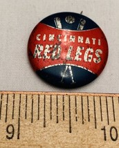 1965 Cincinnati Red Leggings Baseball Crane Potato Chips Promo Pinback B... - $6.77