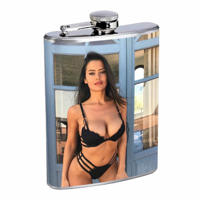 Cuban Pin Up Girls D7 Flask 8oz Stainless Steel Hip Drinking Whiskey 