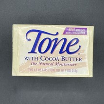 Vintage Tone Bar Soap With Cocoa Butter 4.5 Oz Ea 2 Bars 1995 - $11.64