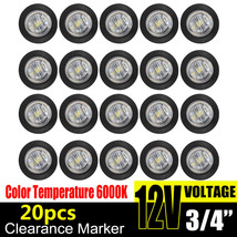 20x LED Rock Lights For JEEP Truck Off-Road Trail Fender Underbody White... - $27.42