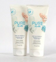 2 Count Pure By Venus 6 Oz Deep Sea Minerals Shave Cream With Shea Butter 