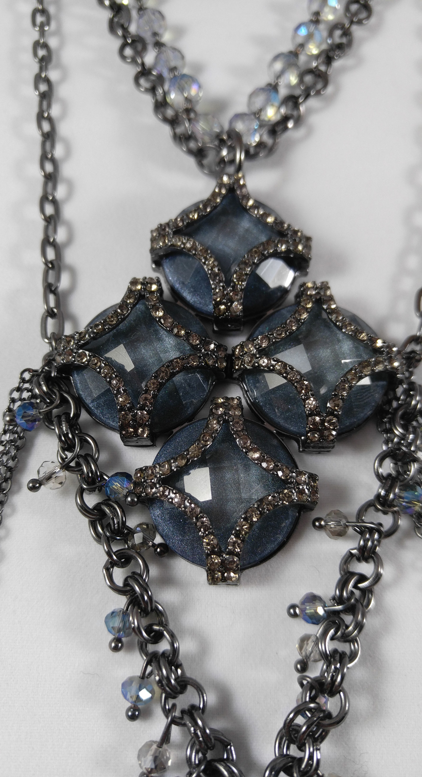 Vera Wang Faceted Crystal Rhinestone 