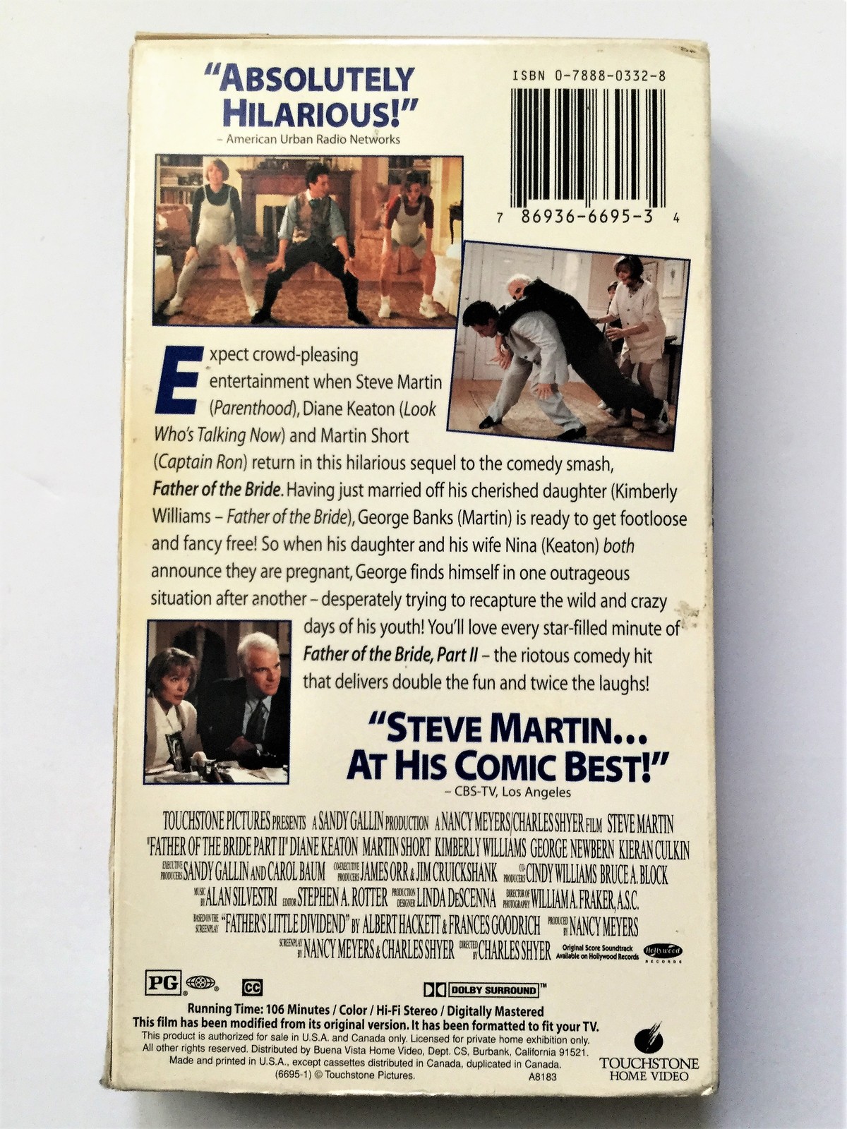 FATHER OF THE BRIDE Part II with Steve Martin (VHS) 1992 - VHS Tapes