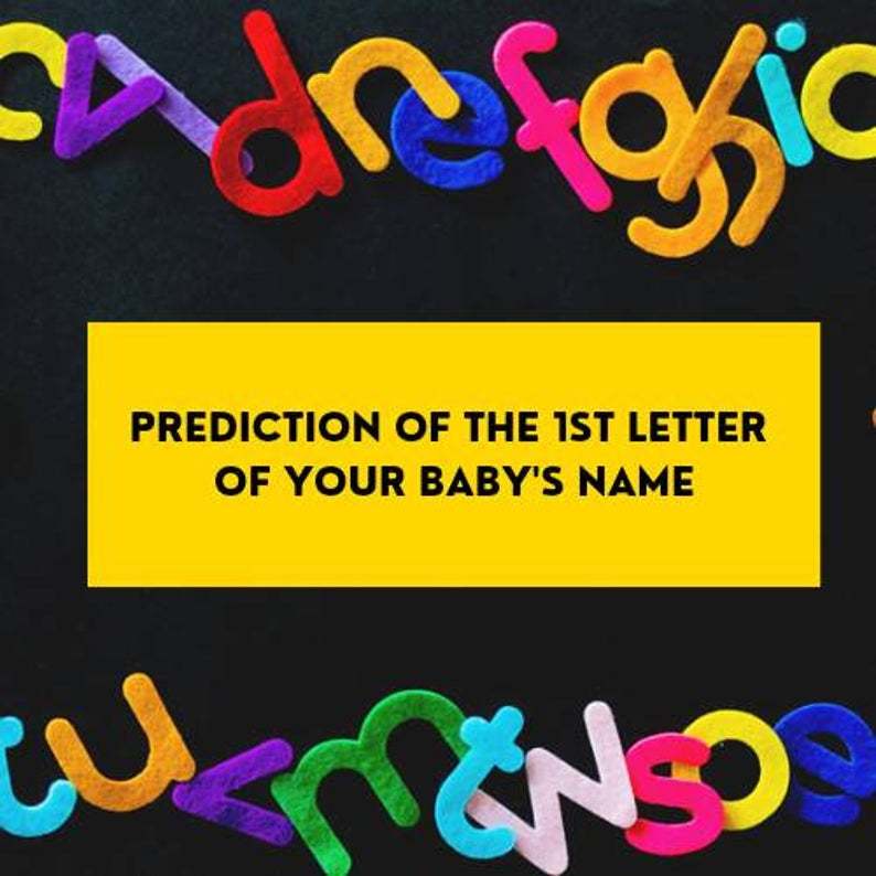 Predicting your baby's initials Same Day Psychic Prediction Reading
