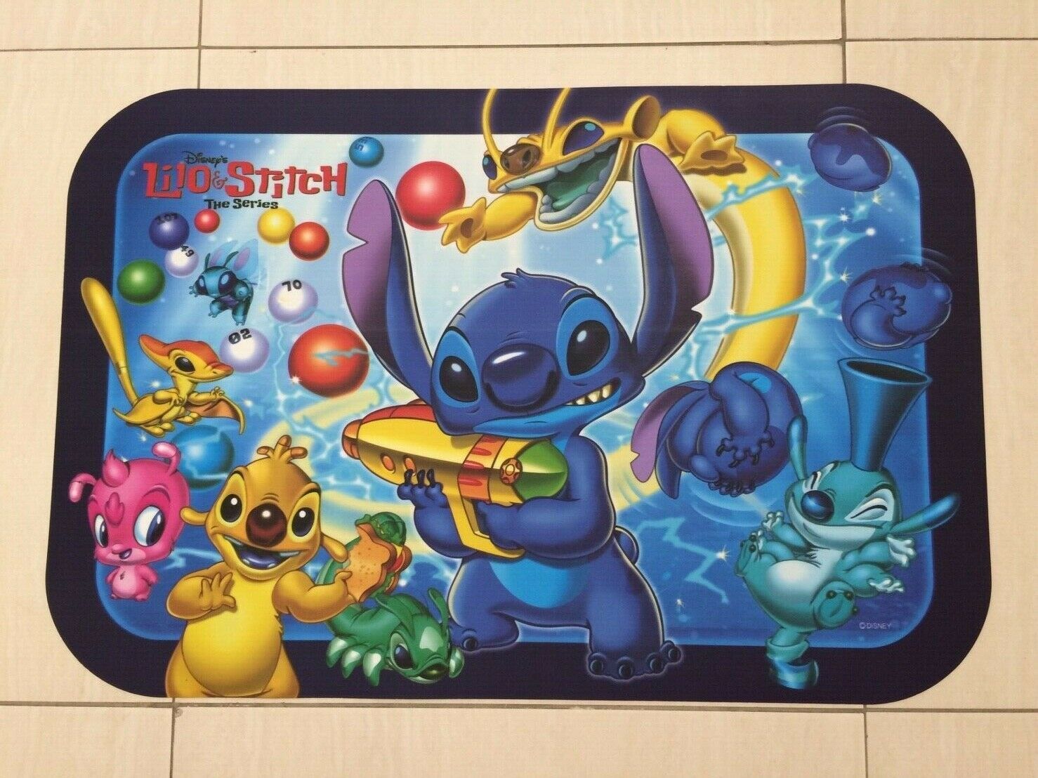 Disney Lilo Stitch And Friend EVA Waterproof Table Mat. Limited Rare