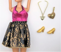 Mattel Barbie 2014 Life In The Dream Home Concert Dress, Shoes & Purse Set - $12.87