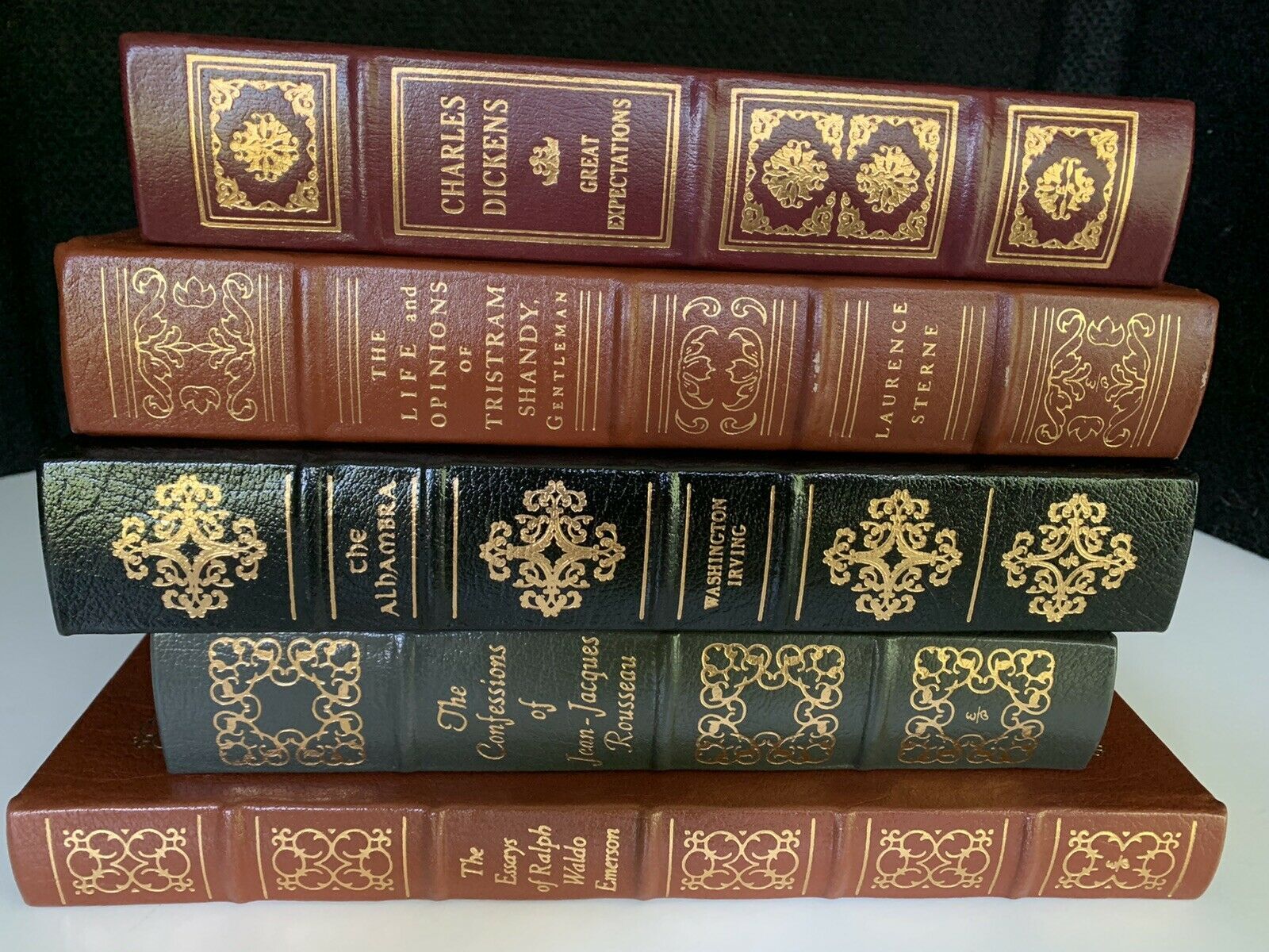 Lot Of 5 Easton Press Leather Bound Books 100 Greatest Books Ever ...