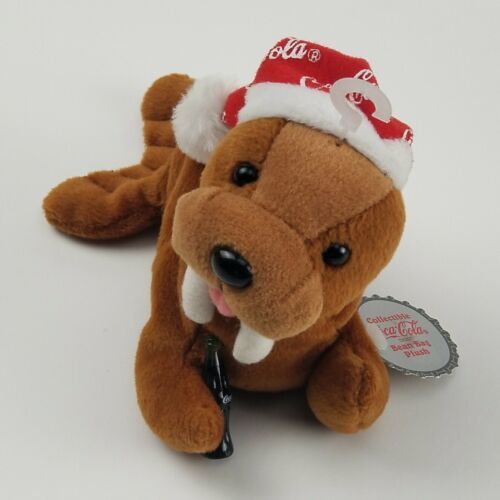 coca cola bean bag plush walrus
