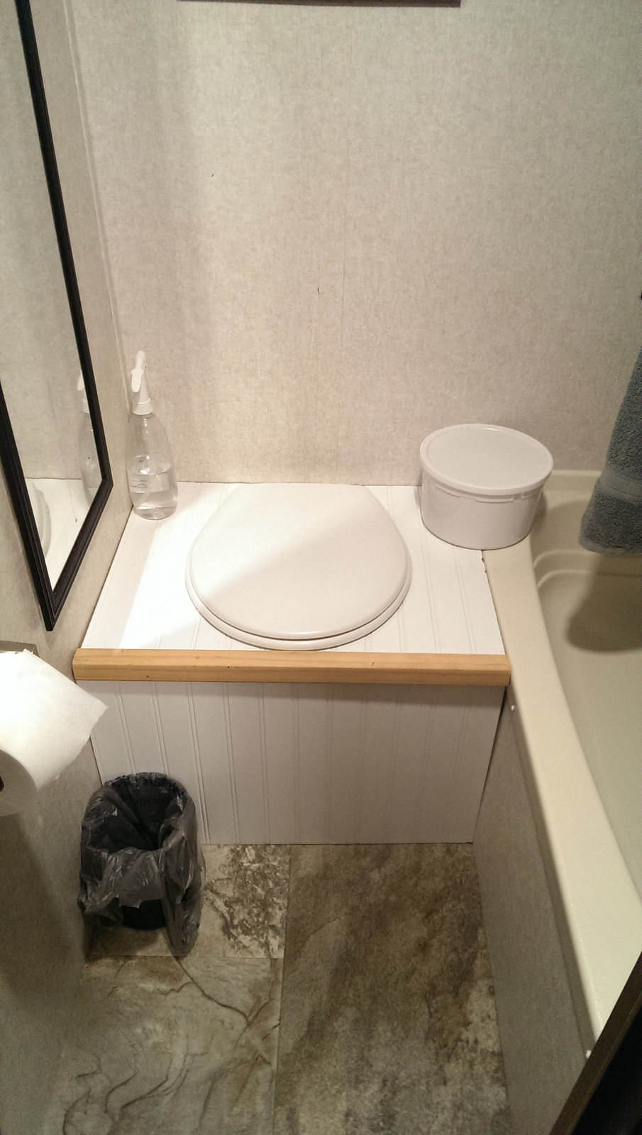 DIY Composting Toilet Urine Diverter, "InBucket" Model, Ventilation