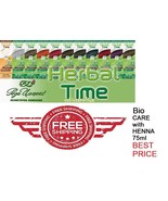 HENNA HAIR COLOUR CREAM HERBAL ,BIO CARE with HENNA 75ml, FREE DELIVERY - $6.93
