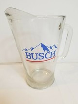 Anheuser Busch Beer Glass Pitcher Mountains Logo  - £43.92 GBP