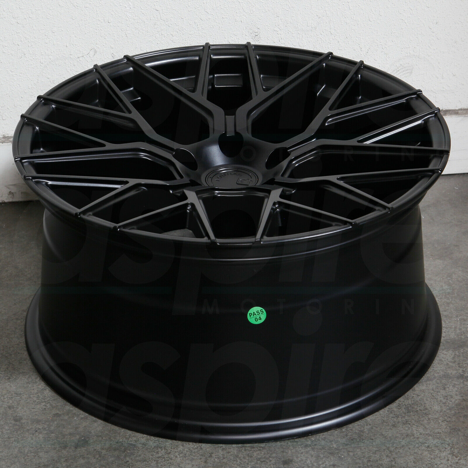 20x10.5 Aodhan LS009 LS9 5x112 35 Matte Black Wheels Rims Set(4) - Wheels