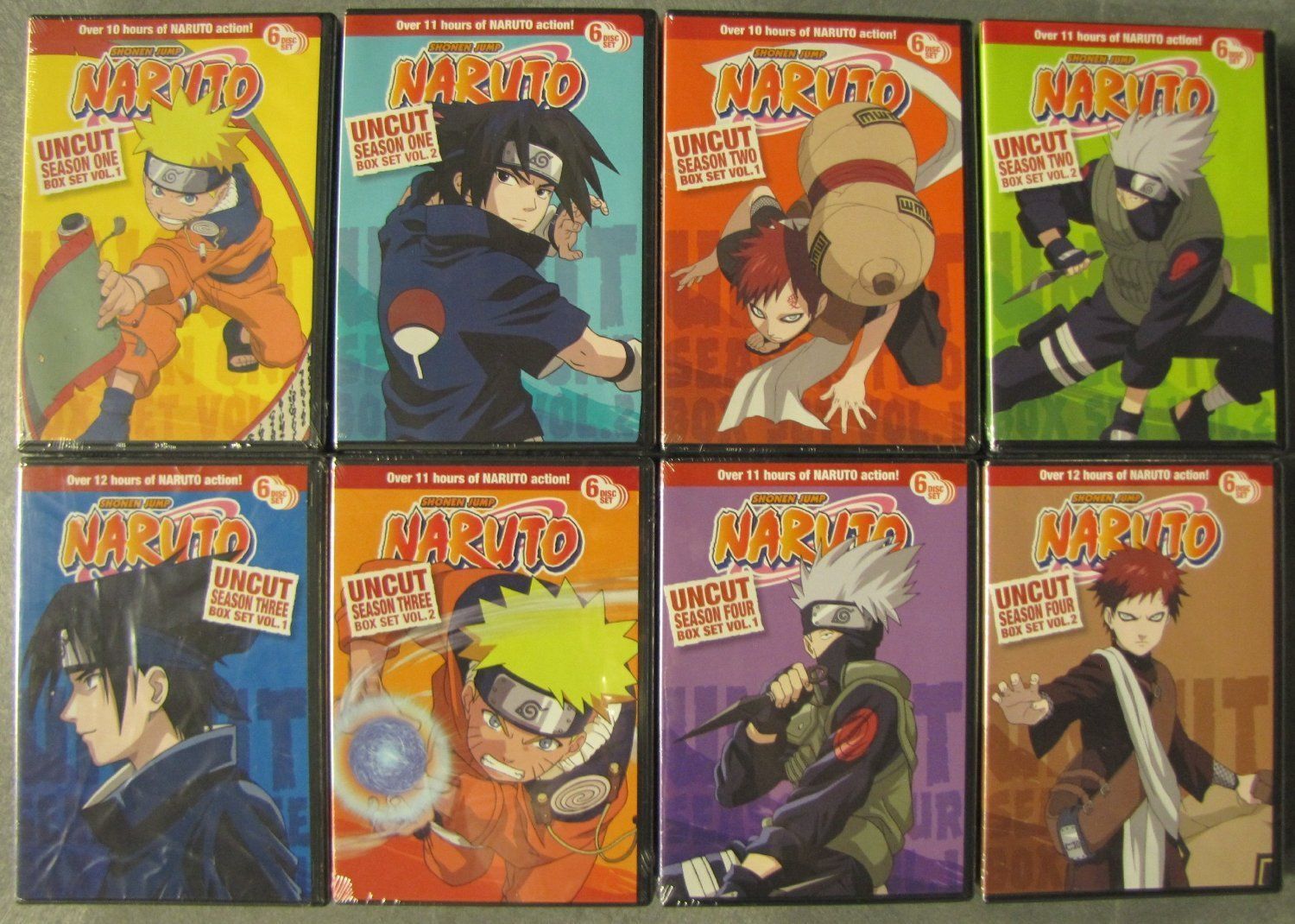 Naruto Uncut Complete All Season Dvd Set Episodes Anime Tv Series Collection Dvd Hd Dvd