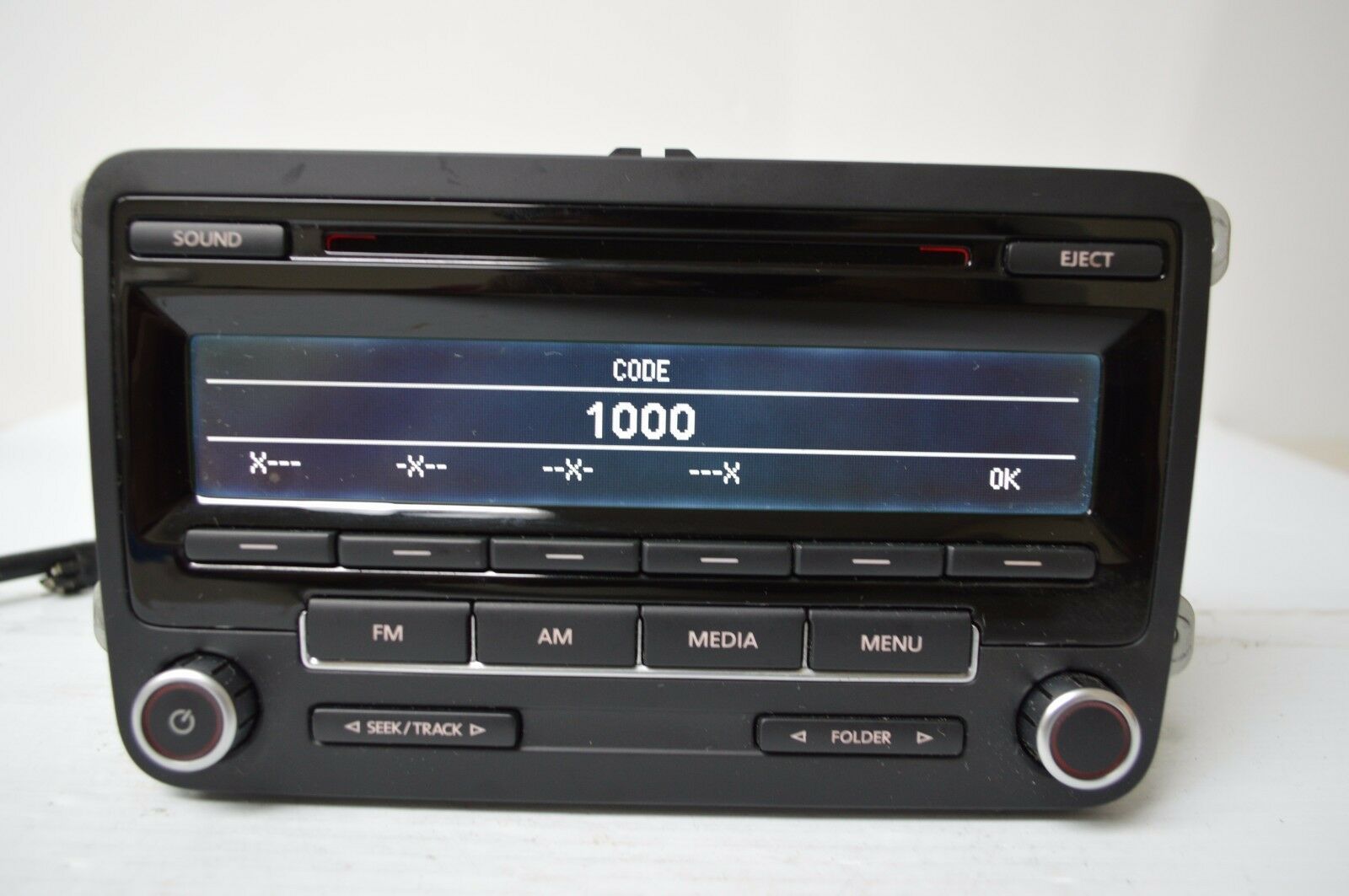 20102011 VW VOLKSWAGEN GOLF RADIO CD PLAYER 1K0035164D N