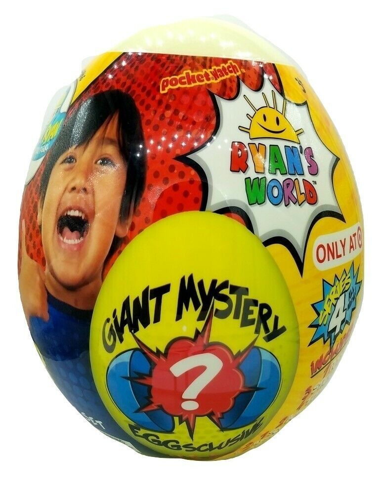 New Target Only 2020 RYAN’S WORLD Series 4 Yellow Giant Mystery Egg ...