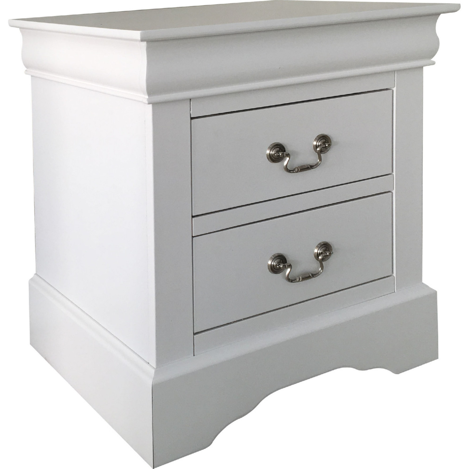 ACME Louis Philippe III Nightstand in White 24503 - Bedroom Sets