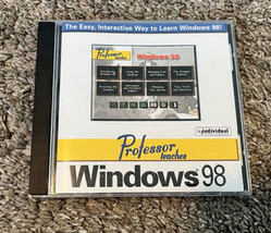 Professor Teaches Windows 98 PC CD ROM Educational Retro Rare - $9.89