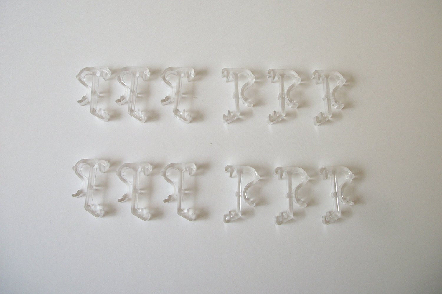 Wood Blind Clear Valance Retainer Clips 15 Pack Blinds & Shades