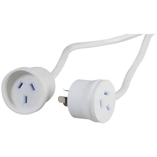 Jaycar Piggyback Plug Mains Extension Cable and similar items