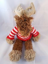 Animal Adventure Moose Elk Plush Sweater 12&quot; Stuffed Animal toy - $9.95